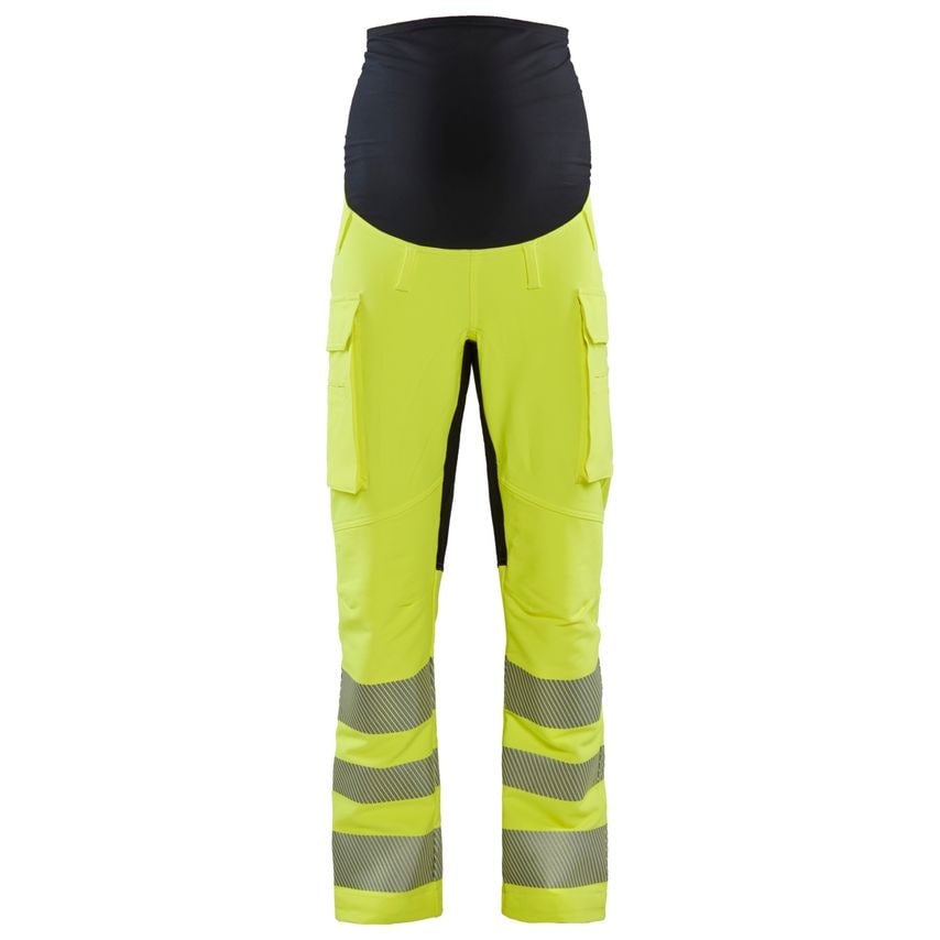 Blaklader Women's hi-Vis 4-way Stretch Maternity Trousers 7100 Hi-vis Yellow Bla
