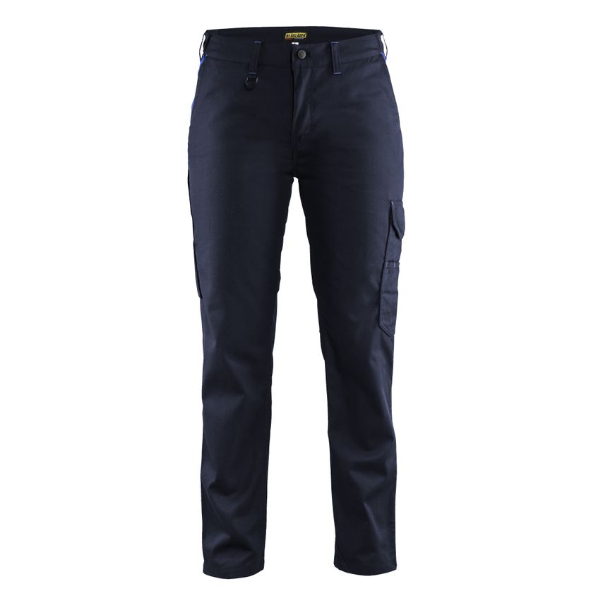 Blaklader Women's Industry Trousers 7104 Navy Blue Cornflower Blue C48 UK-20R