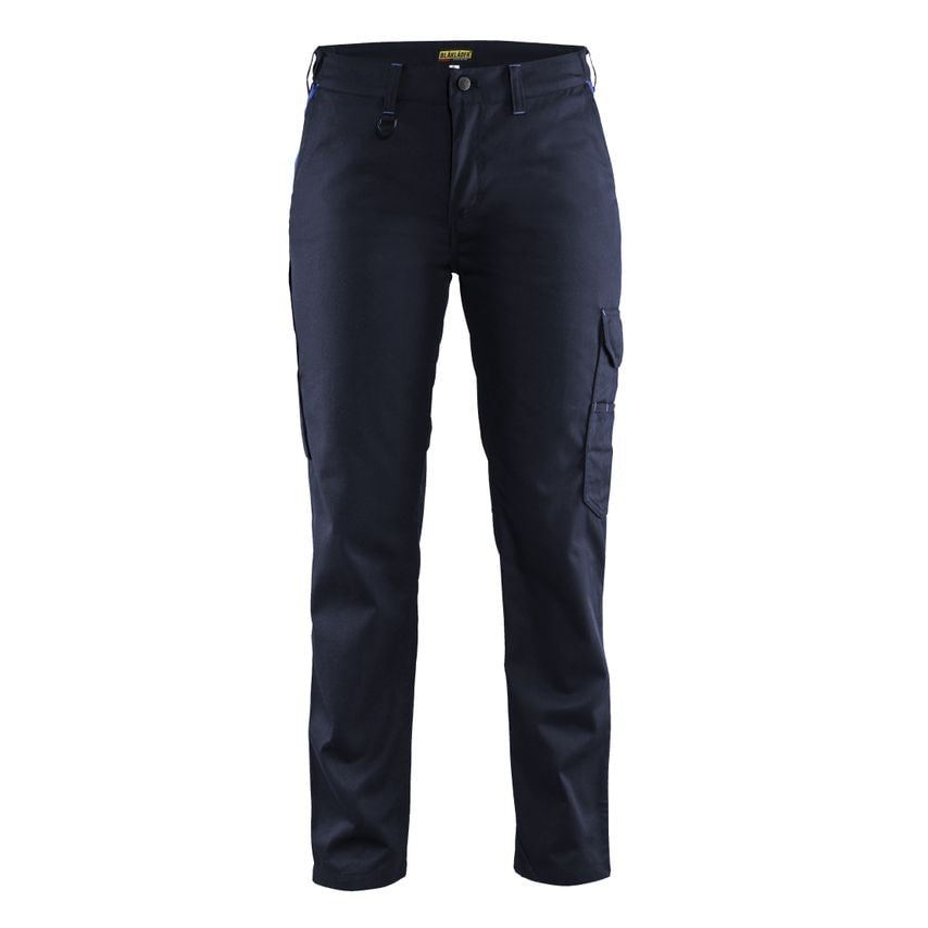 Blaklader Women's Industry Trousers 7104 Navy Blue Cornflower Blue C34UK- 6R