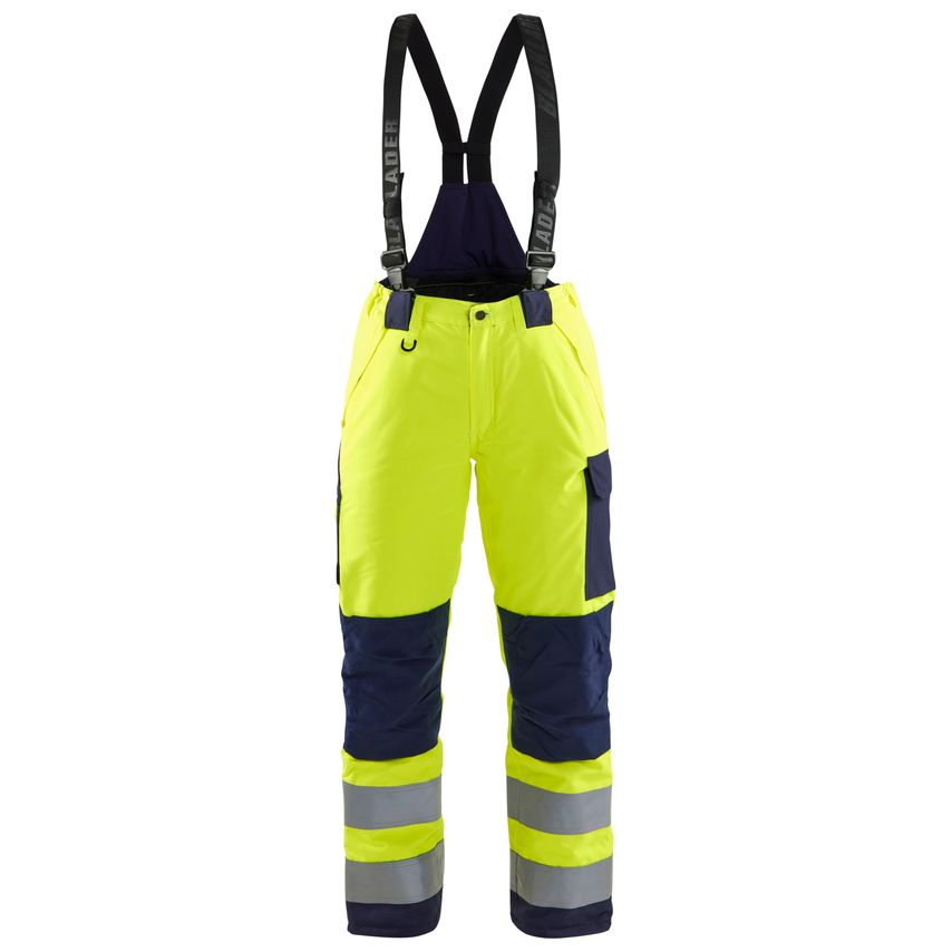 Blaklader Women's Hi-Vis Winter Trousers 7885 Hi-vis Yellow Navy Blue D24 UK-22S