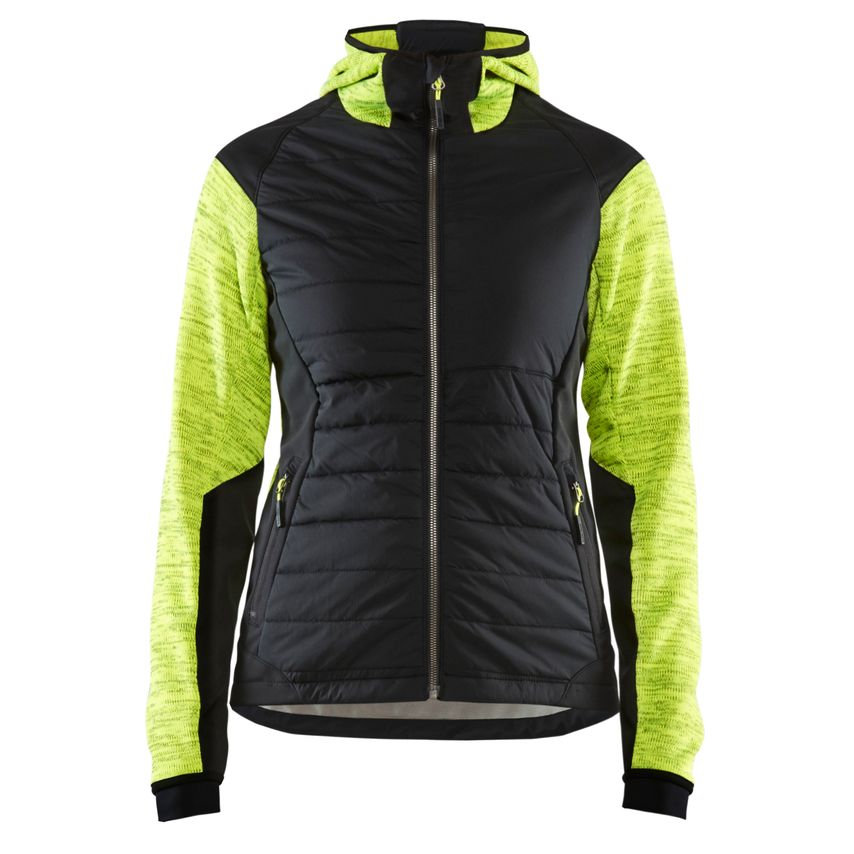 Blaklader Women's Hybrid Jacket 5931 Hi-vis Yellow Black XS