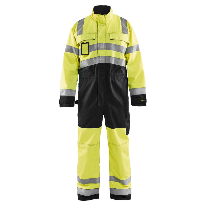 Blaklader Hi-Vis Overall 6373 Hi-vis Yellow Black C48 UK-33R