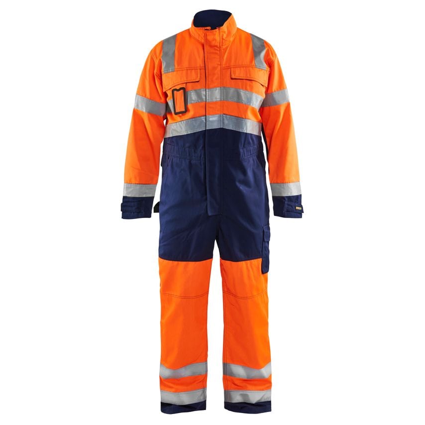 Blaklader Hi-Vis Overall 6373 Orange Navy Blue C48 UK-33R