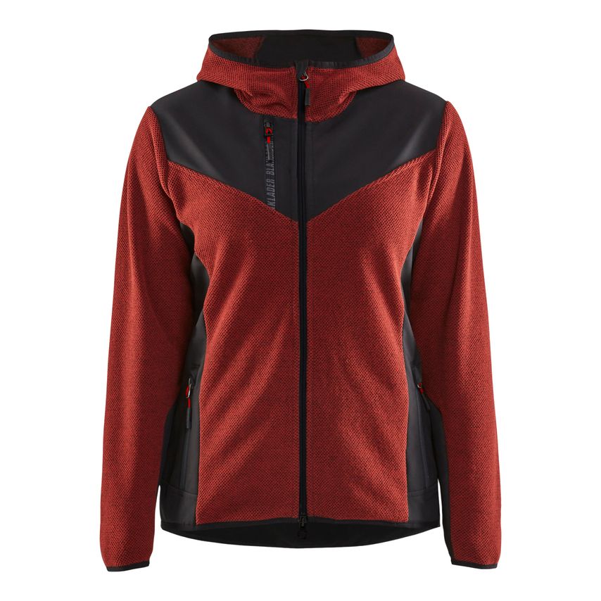 Blaklader Knitted Women's Jacket 5941 Burned Red Black XXXL