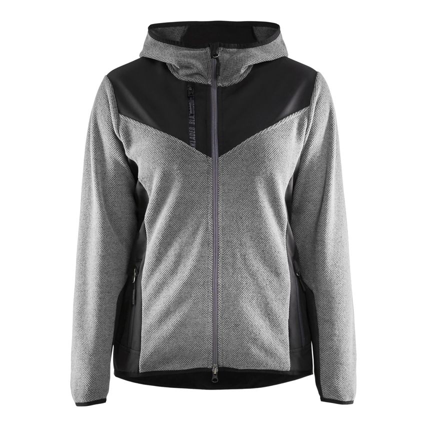 Blaklader Knitted Women's Jacket 5941 Grey Melange Black M