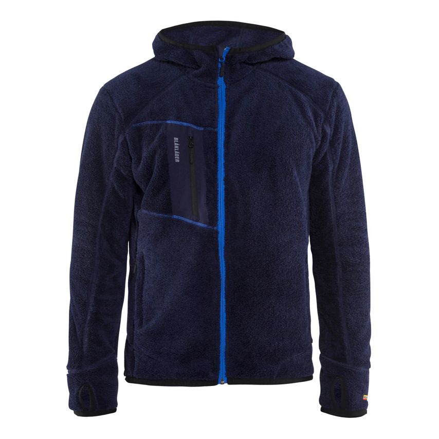 Blaklader Furry Pile Jacket 4863 Navy Blue Cornflower Blue XXL