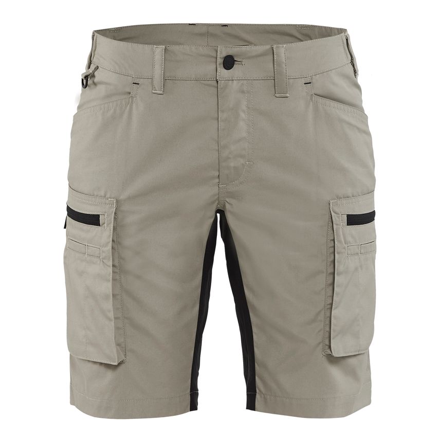 Blaklader Women's Service Shorts with Stretch 7149 Stone Black C48 UK-20R