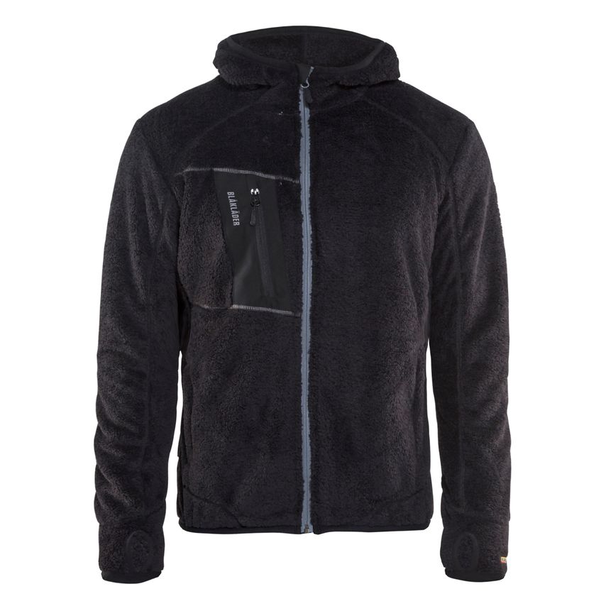 Blaklader Furry Pile Jacket 4863 Black Silver XXL