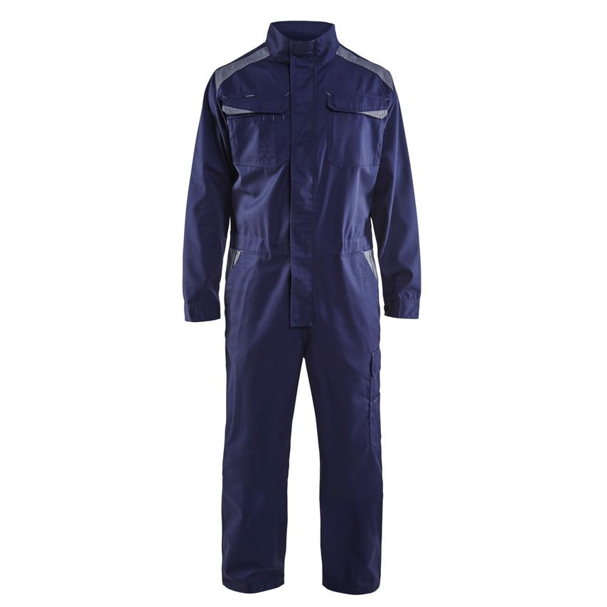 Blaklader Industry Overall 6054 Navy Blue Grey C60 UK-44R