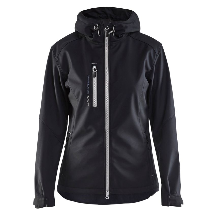 Blaklader Women's Softshell Jacket 4919 Black Silver XL