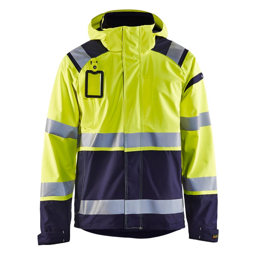 Blaklader Hi-Vis Shell Jacket 4987 Hi-vis Yellow Navy Blue XXXL