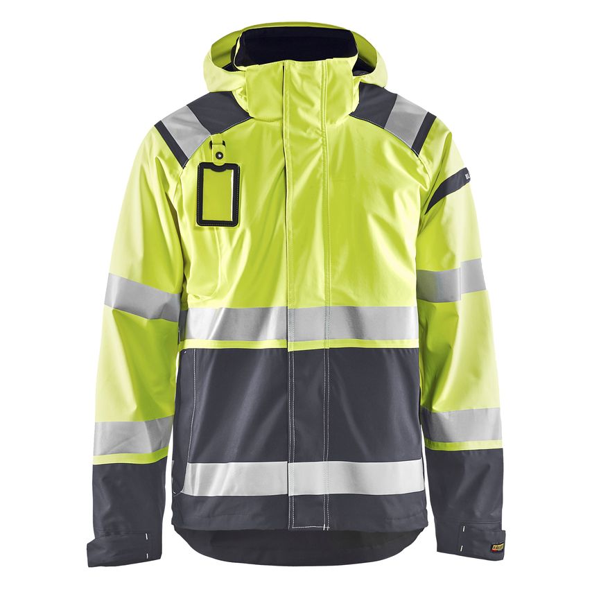 Blaklader Hi-Vis Shell Jacket 4987 Hi-vis Yellow Mid Grey M
