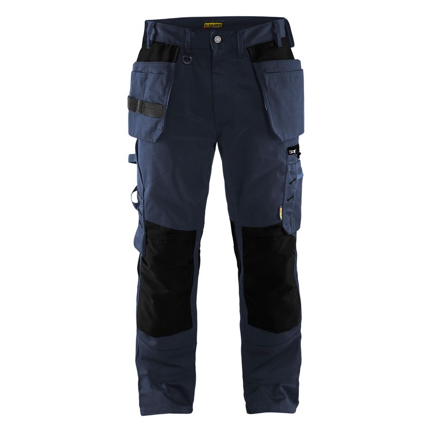 Blaklader Craftsman Trousers 1555 Dark Navy Black D120 UK-47S