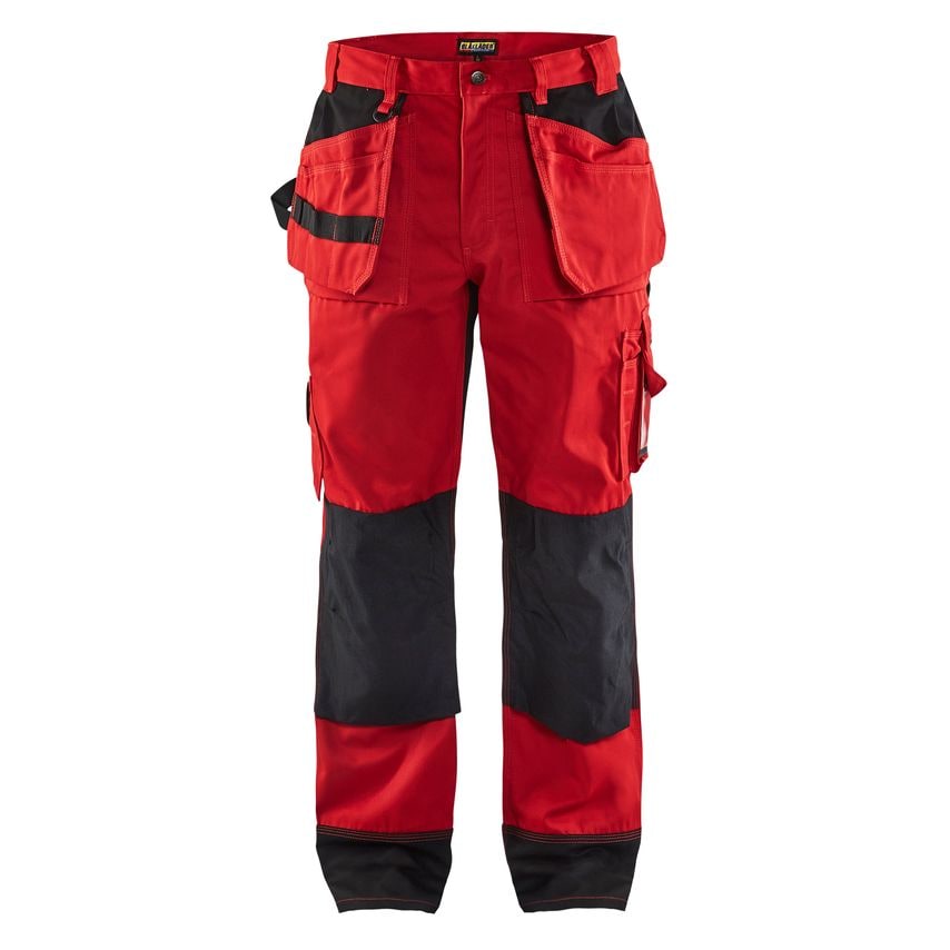 Blaklader Trousers 1503 Red Black C60 UK-44R
