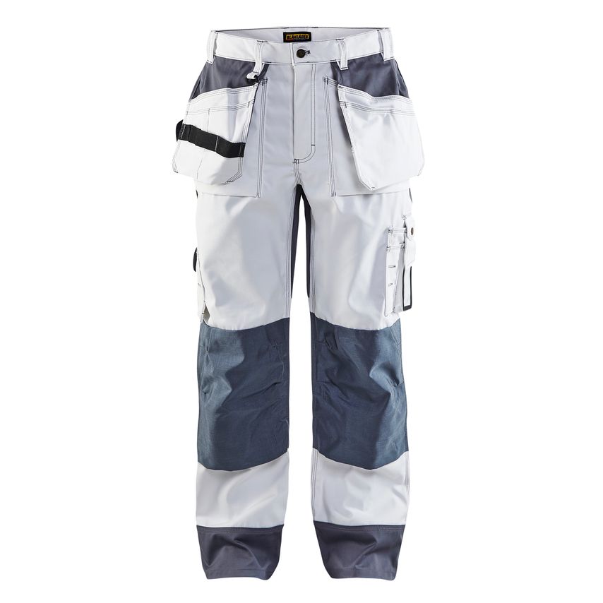 Blaklader Trousers 1503 White Grey D112 UK-43S