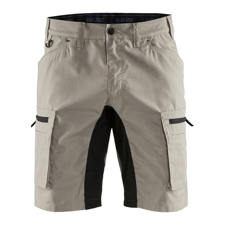 Blaklader Service Shorts Stretch 1449 Stone Black C62 UK-46R