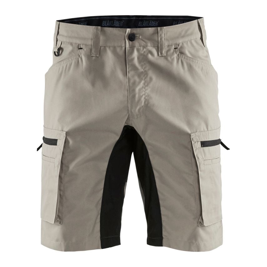Blaklader Service Shorts Stretch 1449 Stone Black C48 UK-33R
