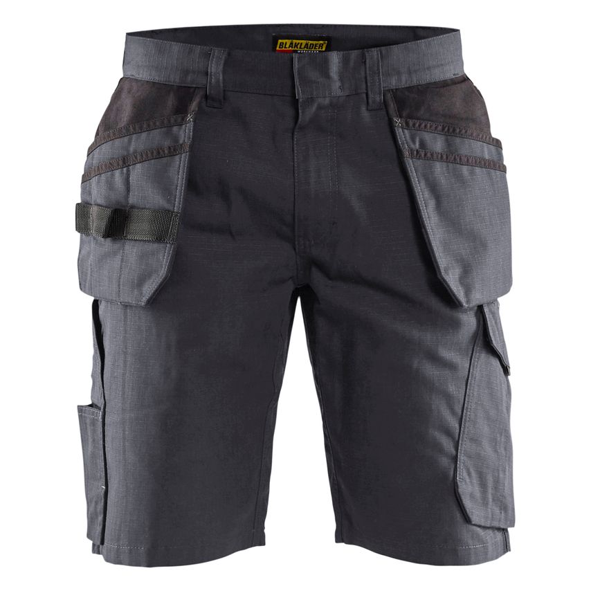 Blaklader Service Shorts with Nailpockets 1494 Mid Grey Black C48 UK-33R