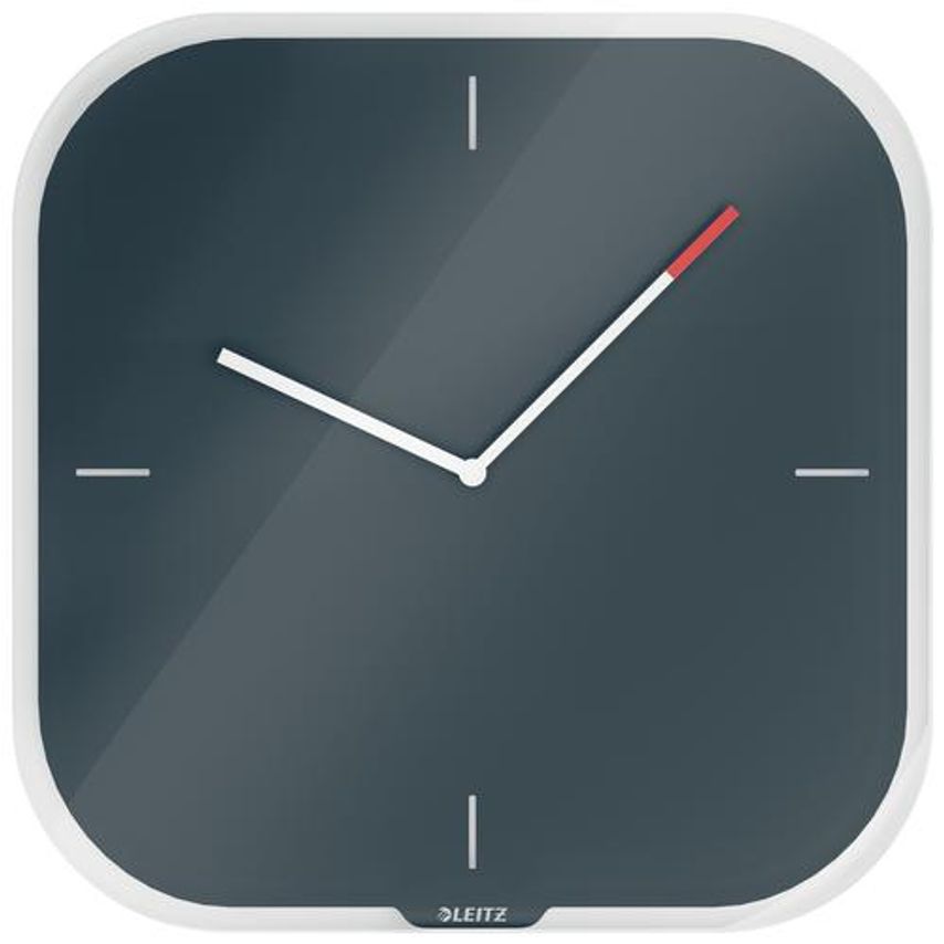 Leitz Letiz Cosy Glass Clock Velvet Grey