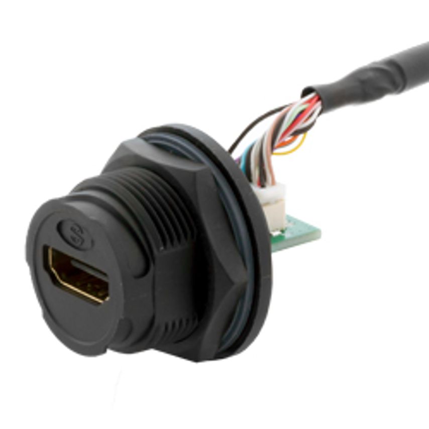 Sure Seal Connections Jack, PNL HDMI W/0.5M Leads - Iphdm-Fl
