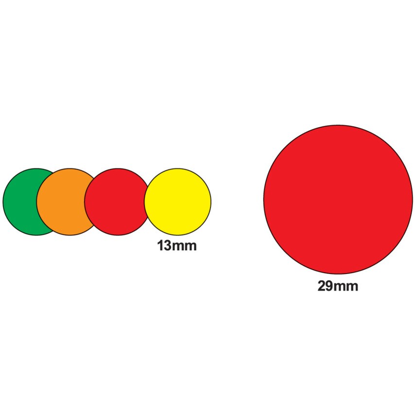 Blick Label 13MM Fluor or NG Bags 004356 (PK-20)