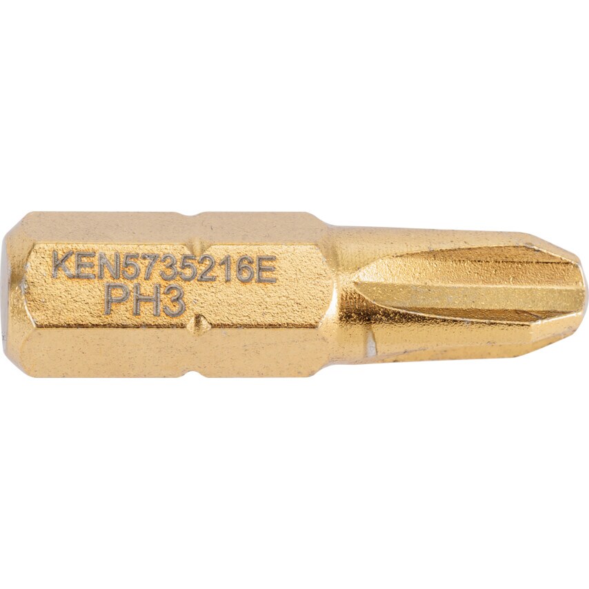 Crosspoint Tin Coated Screwdriver Bits