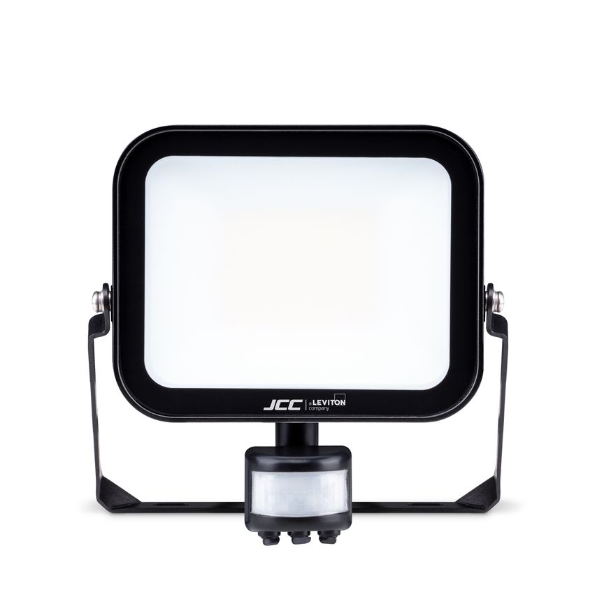 JCC Lighting Niteflood LED Floodlight 30W IP65 4000K Black +Pir