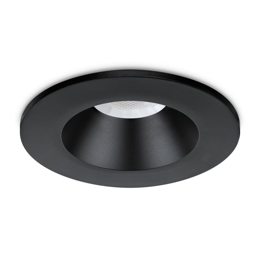 JCC Lighting V50 Pro Anti-glare Fire Rated LED Downlight 7.5W IP65 3000/4000K Bl