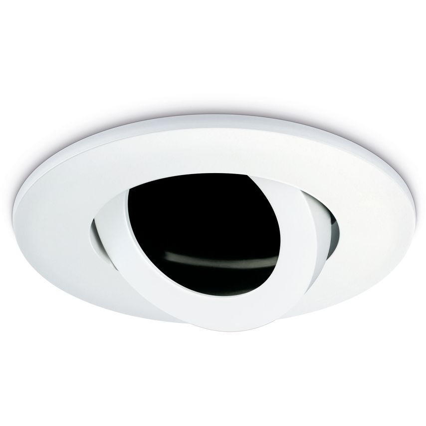 JCC Lighting Fireguard Next Generation Mains Twist and Lock Tilt Bezel Only Whit