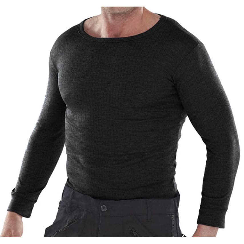Beeswift Thermal Vest L/S Black XXL