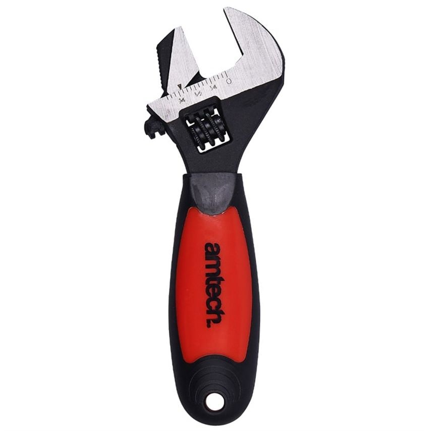 Amtech 2-in-1 Stubby Pipe Wrench/Adjustable Wrench
