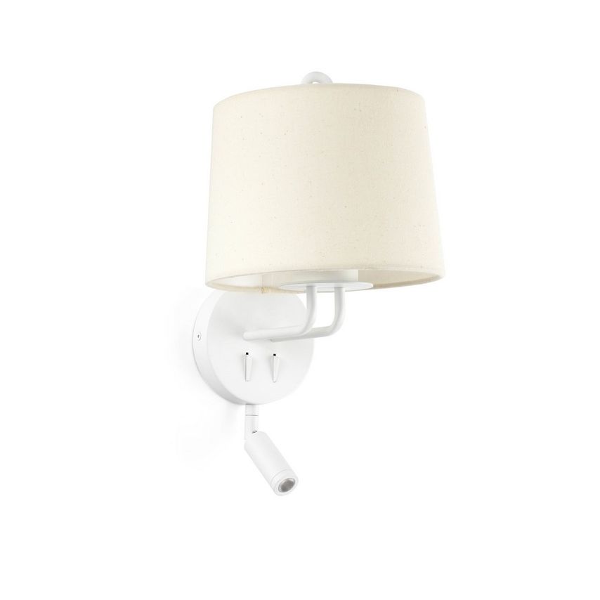 Faro Lighting Montreal Reading Light Wall Light White, E27 FARO24032-02