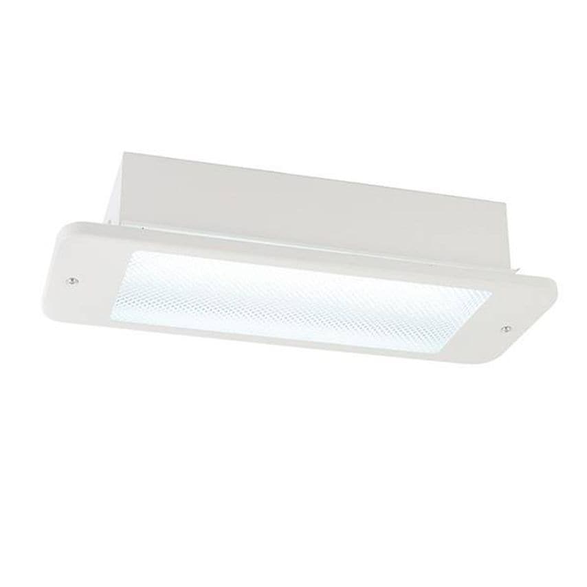 Saxby Sight Integrated LED 1 Light Recessed Panel Light Gloss White, Prismatic