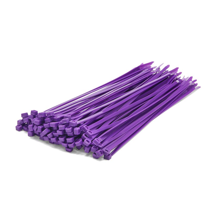 C Tie 430 X 9.0mm Purple Cable Ties - Pack of 100