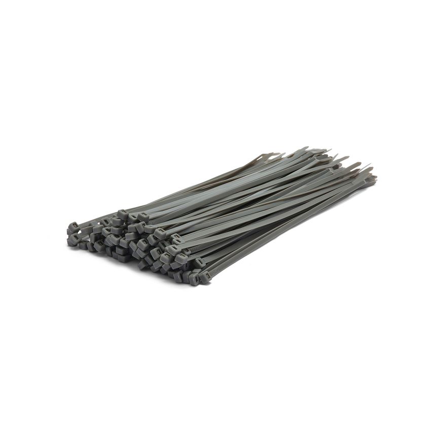 C Tie 430 X 9.0mm Silver Cable Ties - Pack of 100