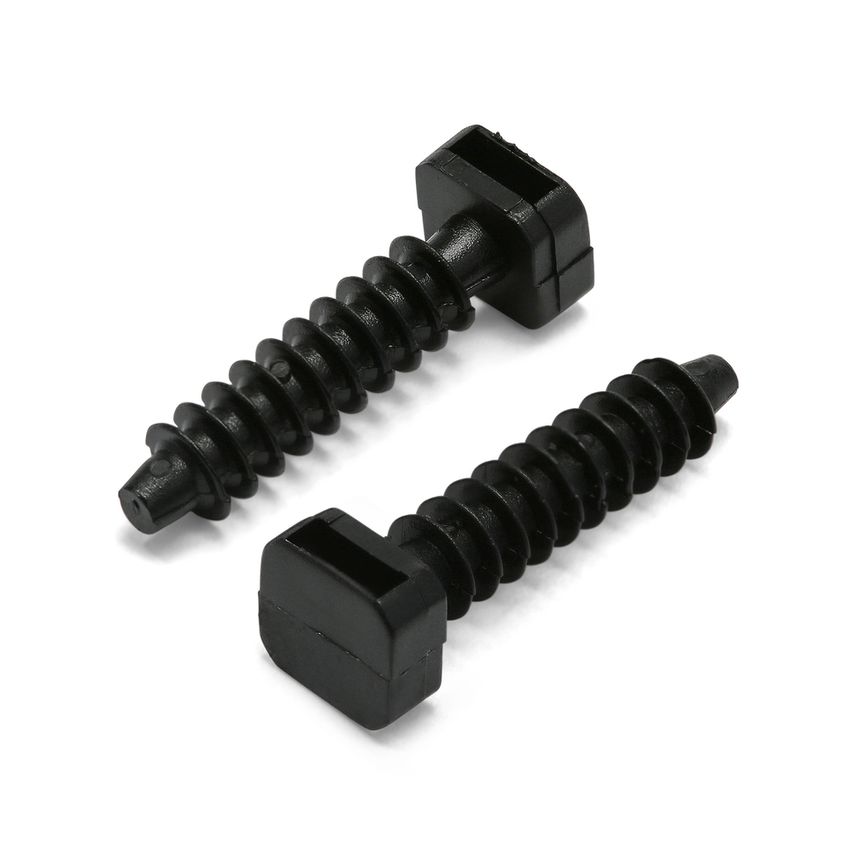 C Tie 7mm Black Cable Tie Masonry Mounts to Suit Cable Ties Up to 9.0mm Width -