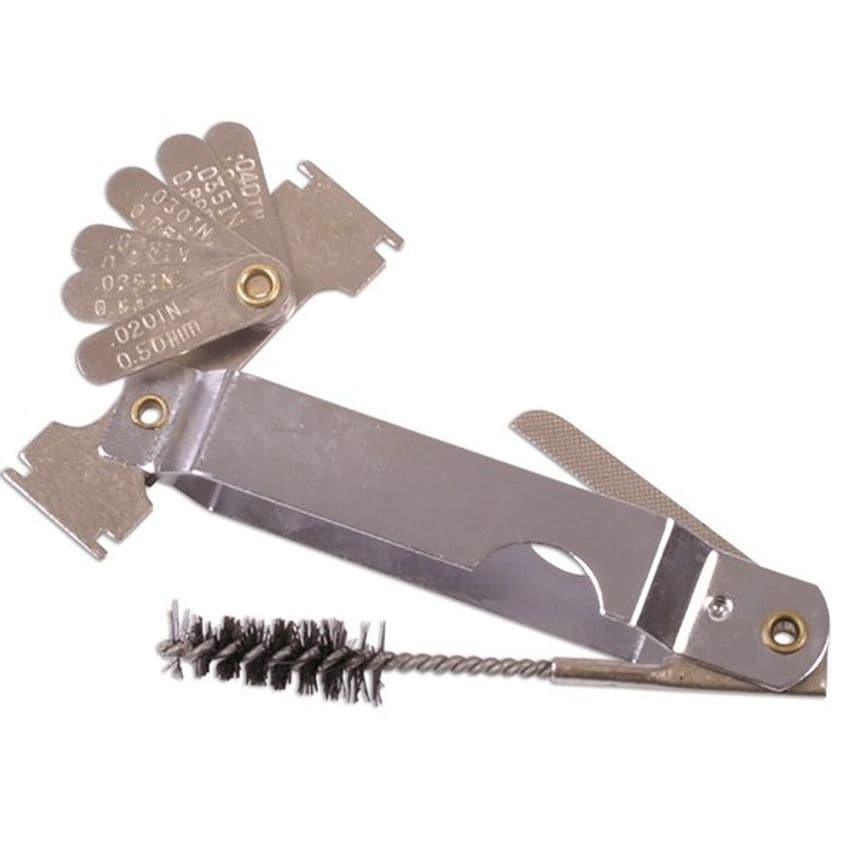 Laser Feeler Gauge - AF/mm with Brush - 4 in 1 - 2480