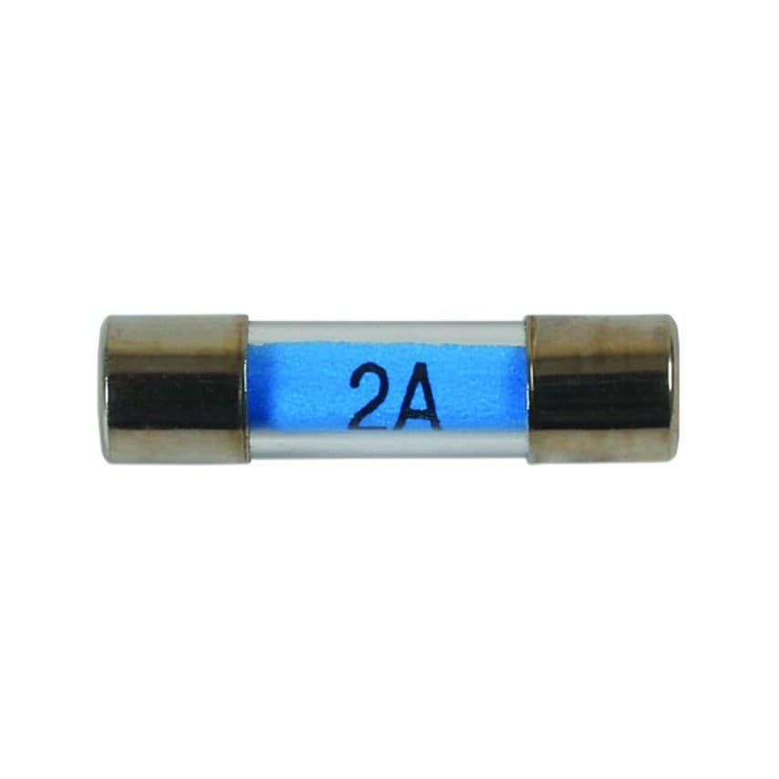 CONNECT Fuses - Mini Glass Type - 2A - Pack of 100 - 30503