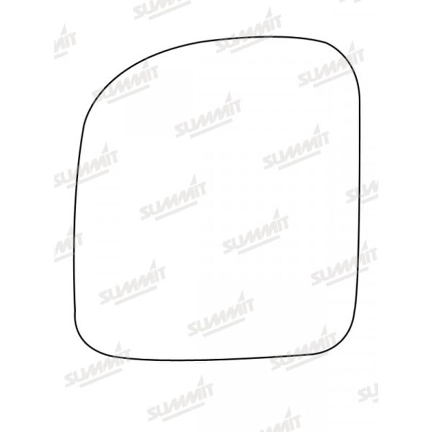 Summit Mirror Glass Replacement - OEM Style with Base Plate - SRG-1110B