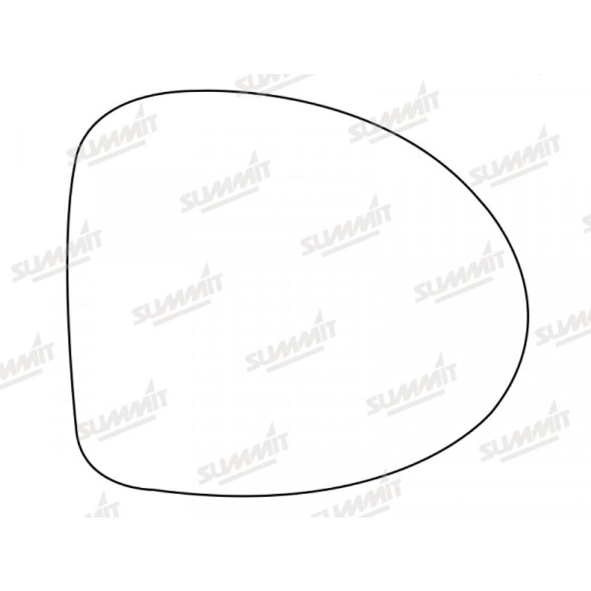 Summit Mirror Glass Replacement - (Blind Spot) OEM Style with Heated Base Plate