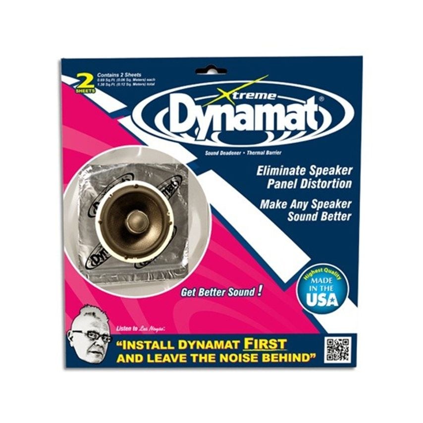 DYNAMAT Xtreme Noise Reduction Sheet - Speaker - 254mm x 254mm - Pack of 2 - DYN