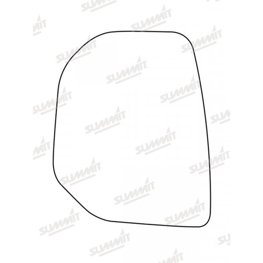 Summit Mirror Glass Replacement - Commercial OEM Style with Base Plate - CMV-14R