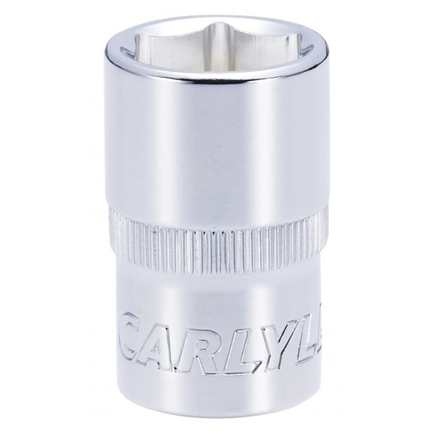 CARLYLE HAND TOOLS Socket - Shallow - Metric Standard - 1/2in. Dr - 17 mm - S120
