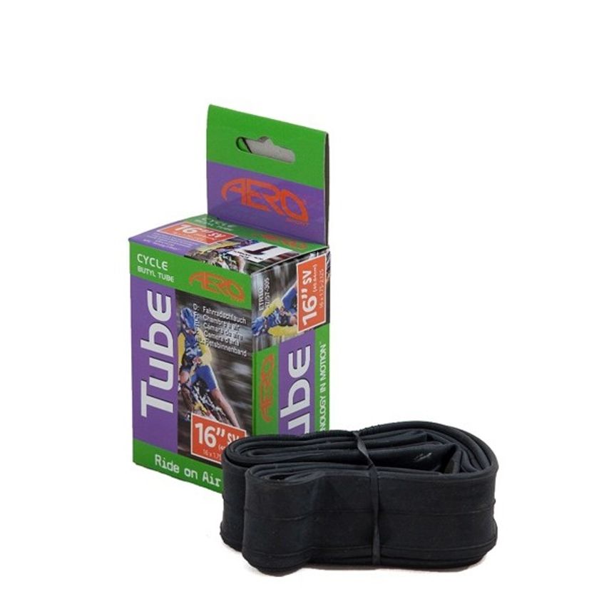 AERO SPORT Cycle Schrader Valve Inner Tube - 16 Inch - STU160