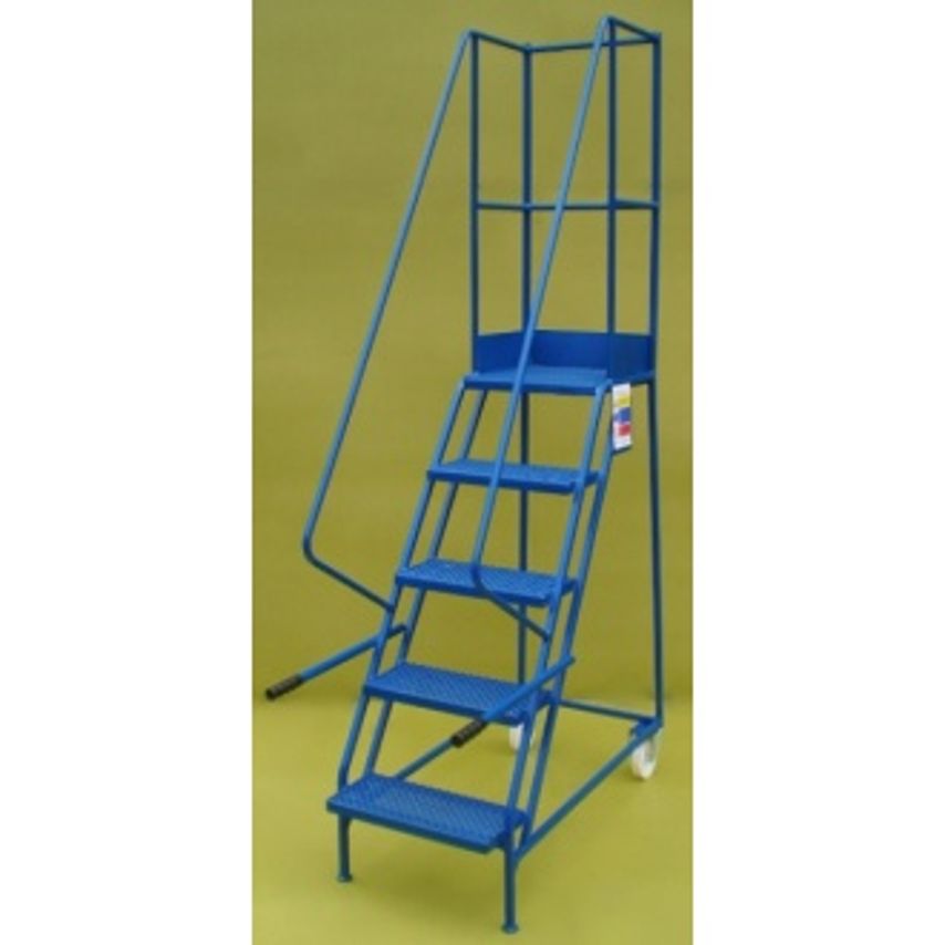 Steps and Stillages Budget Narrow Aisle Mobile Safety Steps - 5 Step 1250mm