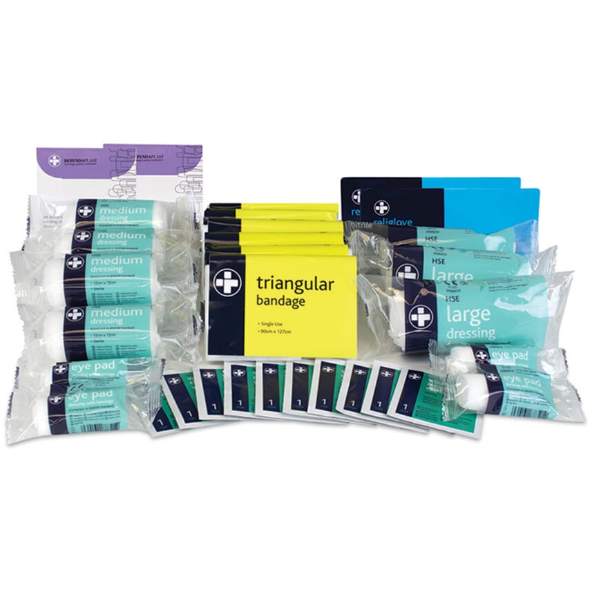 Reliance Medical Reliance First Aid Refill for HSE20 Person Workplace Kit