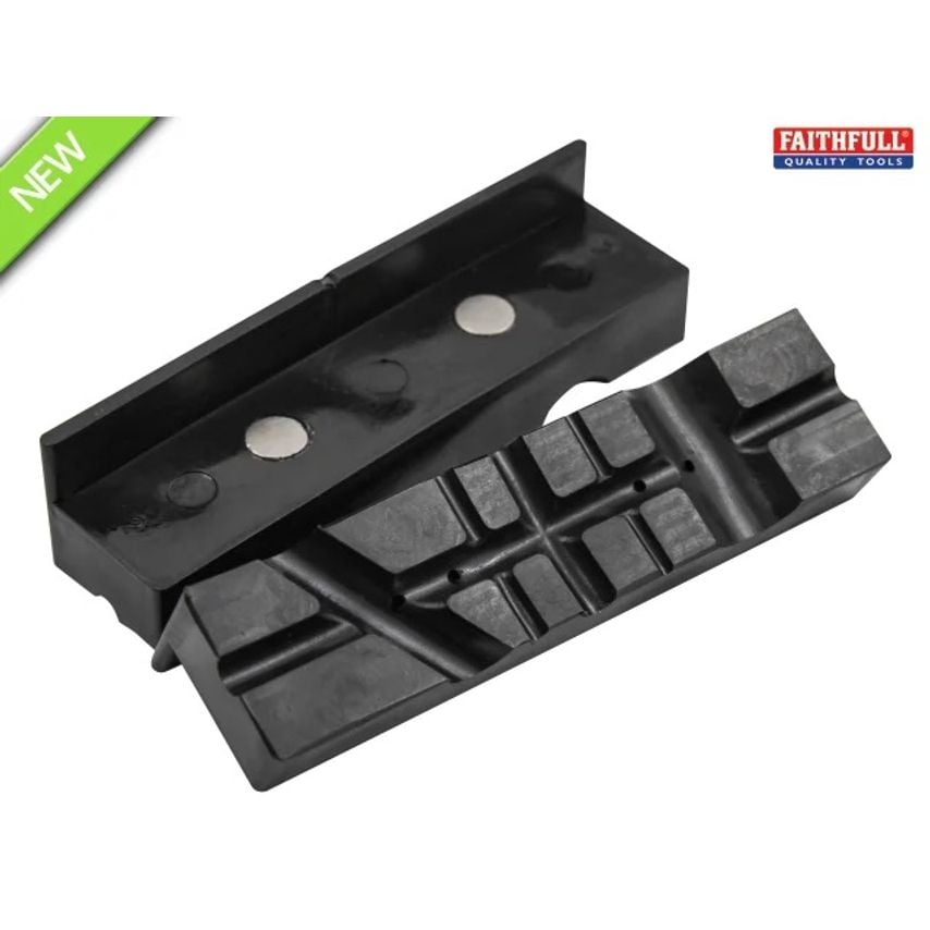 Faithfull Magnetic Plastic Vice Jaws 100mm (4in)