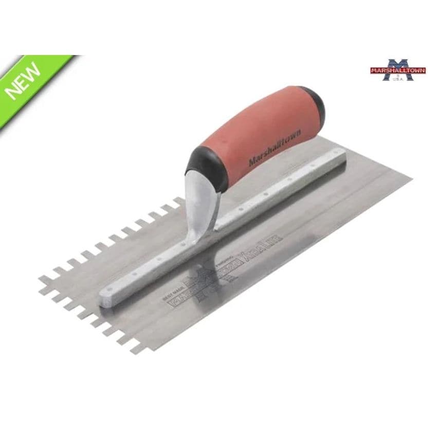 6mm Stainless Steel Square Notched Trowel DuraSoft Handle