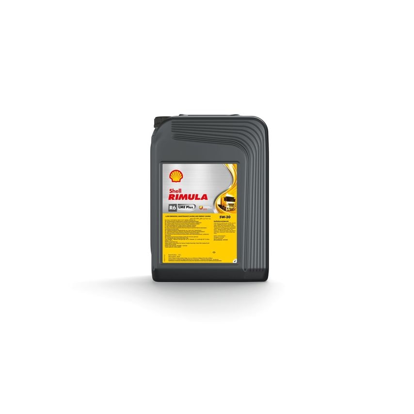 Shell Rimula R6 LME Plus 5W30 Fully Synthetic Heavy Duty Diesel Engine Oil 20L