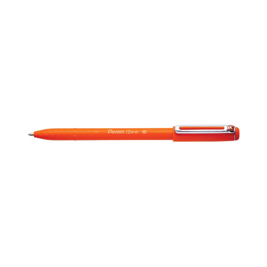 Pentel BX460-A Izee 1.00mm Ballpoint Pen Orange (PK-12)
